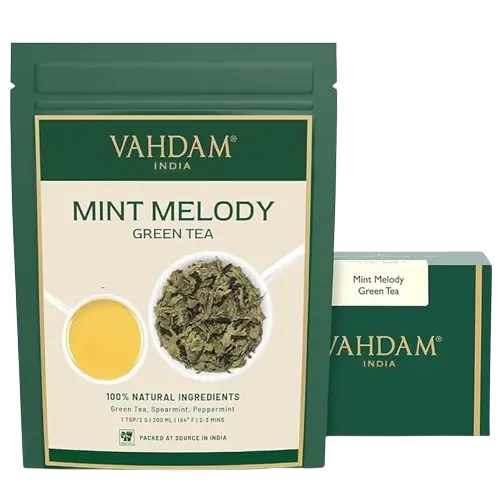 VAHDAM, Mint Green Tea Loose Leaf