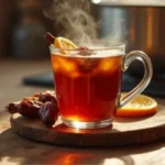 Date Black Tea Mulled Cider