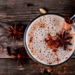 Eggnog Chai Tea Latte